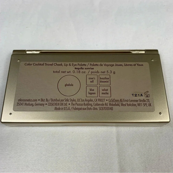 Stila Color Cocktail Travel Cheek, Lip & Eye Palette Tequila Sunrise - Picture 6 of 8